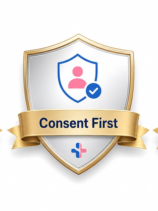 Consent First badge
