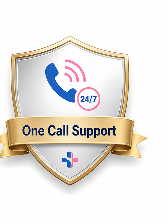 One Call Support badge